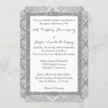 25周年招待状 | 偽銀の輝き