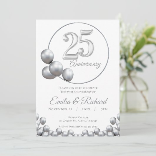 25周年招待状 招待状 (スタンド正面)