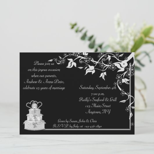 25周年招待状 招待状 (スタンド正面)