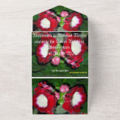 25周年結婚記念シルバー オールインワン招待状 (外側)