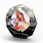 25周年結婚記念ダイヤモンドエレガントデザイン フォトブロック (右)