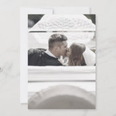 25周年結婚記念写真シルバー・コンフェッティ 招待状 (裏面)