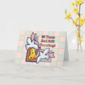 25周年結婚記念日のプレゼント カード (黄色い花)