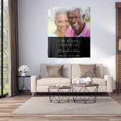 25周年結婚記念日の写真 現代のエレガント タペストリー