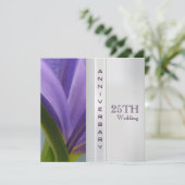 25周年結婚記念日の招待状 招待状 (スタンド正面)