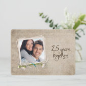 25周年結婚記念日の誓いの更新 招待状 (スタンド正面)