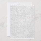 25周年結婚記念日パーティー招待状（シルバー） 招待状 (裏面)