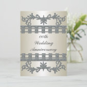 25周年結婚記念日パーティー招待状 招待状 (スタンド正面)