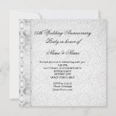 25周年結婚記念日パーティー ラ・ペール 招待状 (裏面)