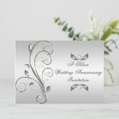 25周年結婚記念日招待状 招待状 (スタンド正面)