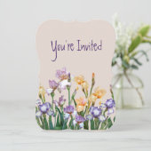 25周年結婚記念日 アスターズガーデンフラワー 招待状 (スタンド正面)