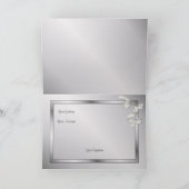 25周年結婚記念日 - シルバー カード (内部)