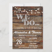 25周年結婚記念日、 Anniversaryはまだまだ続く 招待状 (正面)