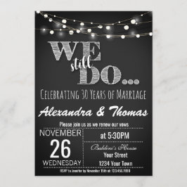 25周年結婚記念日、 Anniversaryはまだまだ続く 招待状