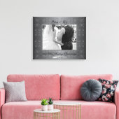 「25周年結婚」ハンドシルバ書ー キャンバスプリント (インサイチュ (リビング))