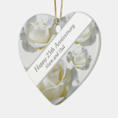 25周年編集可能シルバーバラ セラミックオーナメント (左)