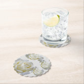 25周年編集可能シルバーバラ ペーパーコースター (インサイチュ)