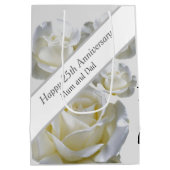 25周年編集可能シルバーバラ ミディアムペーパーバッグ (裏面)