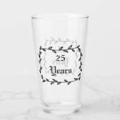 25周年葉記念 タンブラーグラス (裏面)