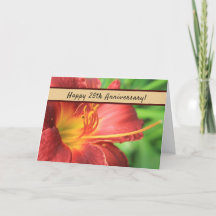 25周年記念お祝いカード