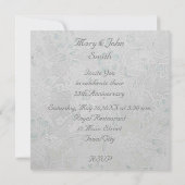 25周年記念のお祝い 招待状 (裏面)