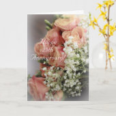 25周年記念のフラワーデザインなのよ カード (黄色い花)