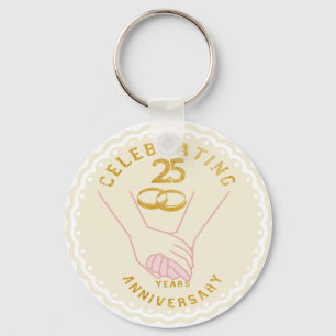 25周年記念のプレゼント キーホルダー