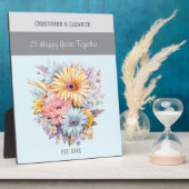 25周年記念の花の名前は青 フォトプラーク (側面)