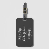 25周年記念の荷物結婚タグ夫妻 ラゲッジタグ (正面縦)