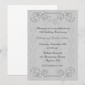 25周年記念の豪華な巻物招待状 招待状 (正面/裏面)