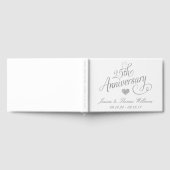 25周年記念の銀婚式 ゲストブック (全面)