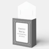 25周年記念エレガントロマンチックハートシルバー フェイバーボックス (オープン)