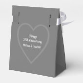 25周年記念エレガントロマンチックハートシルバー フェイバーボックス (裏面サイド)