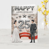 25周年記念カード カード (黄色い花)