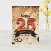 25周年記念カード カード (黄色い花)
