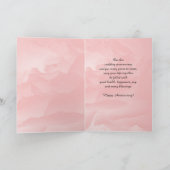 25周年記念カード コーラル ローズ カード (内部)