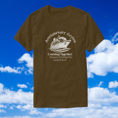 25周年記念クルーズブラウンパーソナライズTシャツ Tシャツ