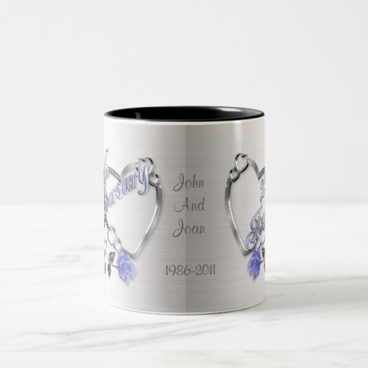 25周年記念コーヒーマグ ツートーンマグカップ (中央)