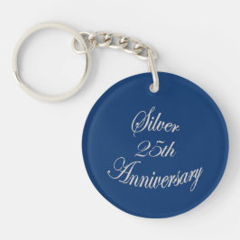 25周年記念シルバーアニバーサリー オーダーメイド キーホルダー
