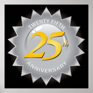 25周年記念シルバーシール ポスター
