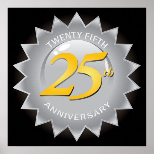 25周年記念シルバーシール ポスター (正面)