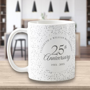 25周年記念シルバースターダスト コーヒーマグカップ