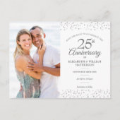 25周年記念シルバーハートの写真を保存 案内ポストカード (正面)