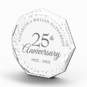 25周年記念シルバーハートの紙吹雪 フォトブロック (右)