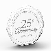 25周年記念シルバーハートの紙吹雪 フォトブロック (左)