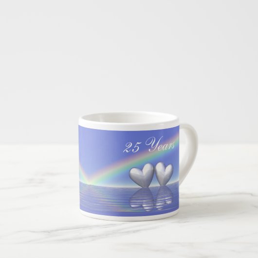 25周年記念シルバーハート エスプレッソカップ (正面右)