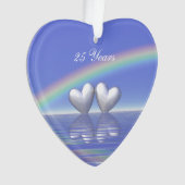 25周年記念シルバーハート オーナメント (正面)