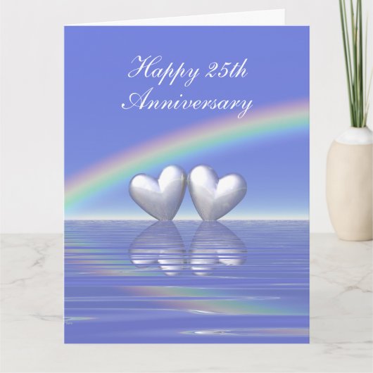 25周年記念シルバーハート カード (正面)