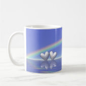 25周年記念シルバーハート コーヒーマグカップ (左)