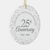 25周年記念シルバーハート セラミックオーナメント (右)